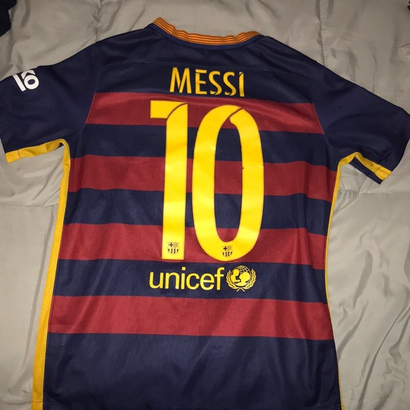 Nike Barcelona 15/16 Home Messi Jersey AUTHENTIC - Picture 3 of 5